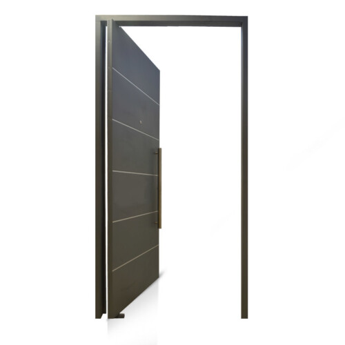 Puerta De Chapa Super Reforzada Con Pivot 114×220