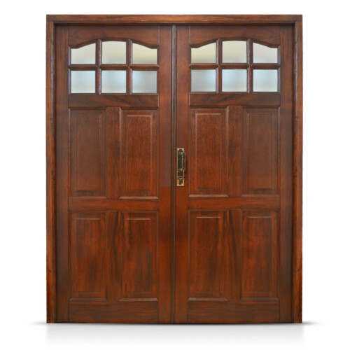 Puerta Doble De Timbó Modelo 36 De 160×200 Lustrada