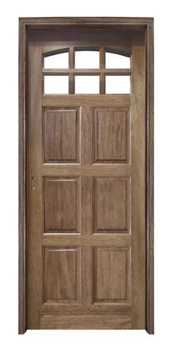 Puerta Madera Timbo Modelo 36 Curva De 080×200
