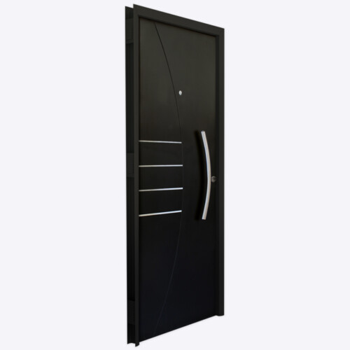 Puerta Chapa Nexo Inyectada Modelo S100 Negra De 080