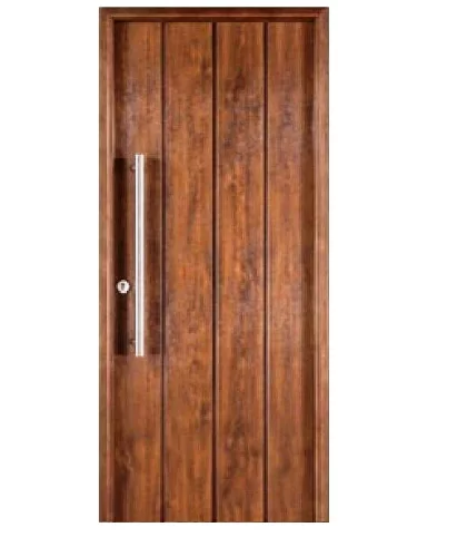 Puerta Doble Timbó Machimbre Vertical De 1,60