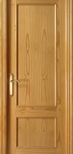 Puerta Pino Macizo 2 Tableros Medidas: 0,70 ó 0,80