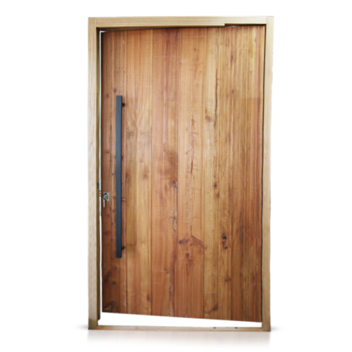 Puerta Pivotante Modelo Flaminia V Rústica De 120X220