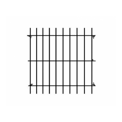 Reja de hierro macizo Vertical para ventana de 120X110