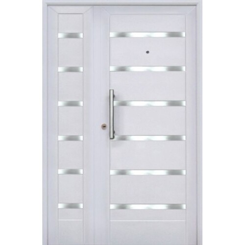 Residencial Pavir Modelo Verona Blanco De 130×205 Con Vidrio